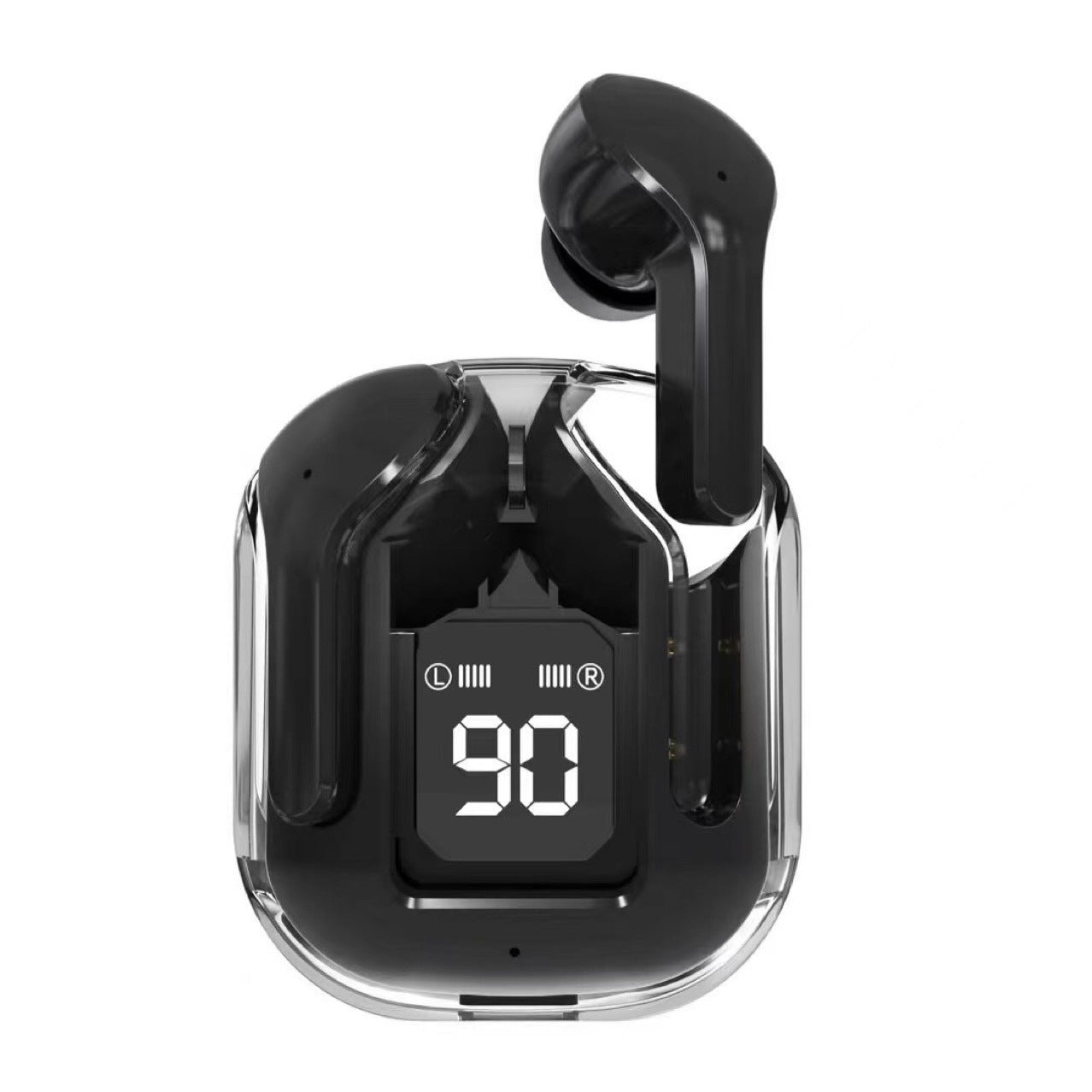 T6 Crystal Wireless Earphones Bluetooth Headphone with LED Display Gaming