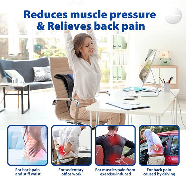 Back Pain Reliever Stretcher Lower and Upper Back Pain Relief